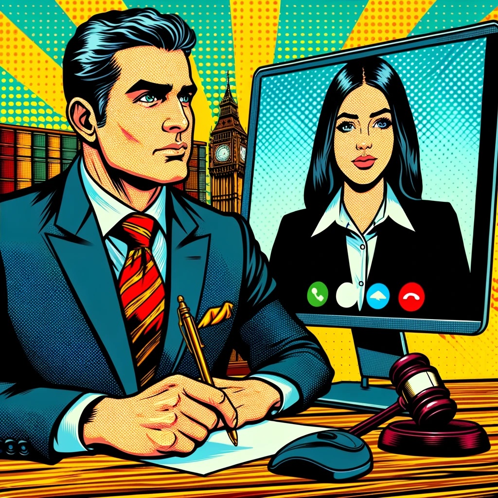 Private video strategy meeting with an education lawyer